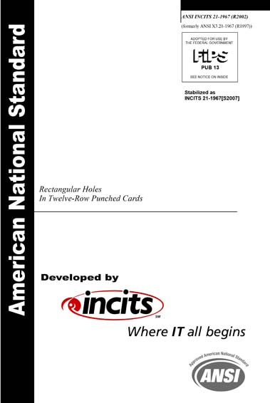 Standards PDF Cover Page